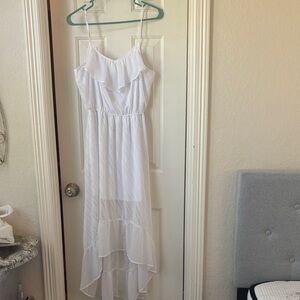 Candie's White Pleated Dress
